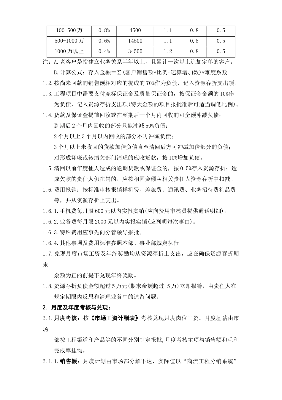 某公司市场销售部的工作任务合同_第2页