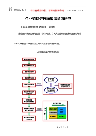 进行顾客满意度研究的方法分析