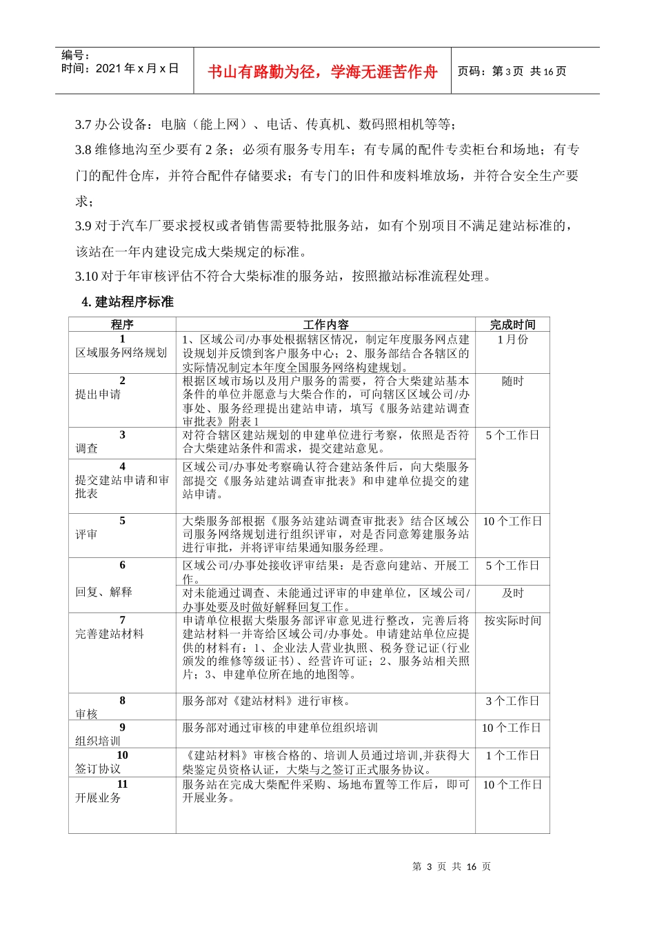 服务站建设管理标准_第3页