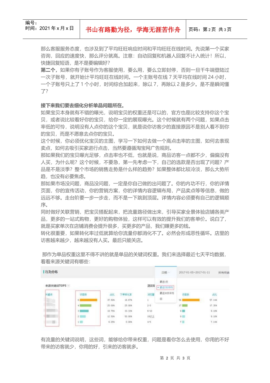 那些大神竟然是这样做店铺诊断的_第2页