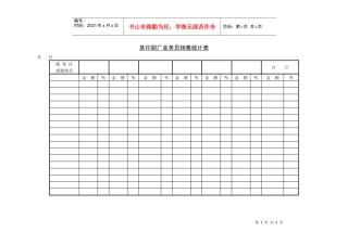 某印刷厂业务员销售统计表
