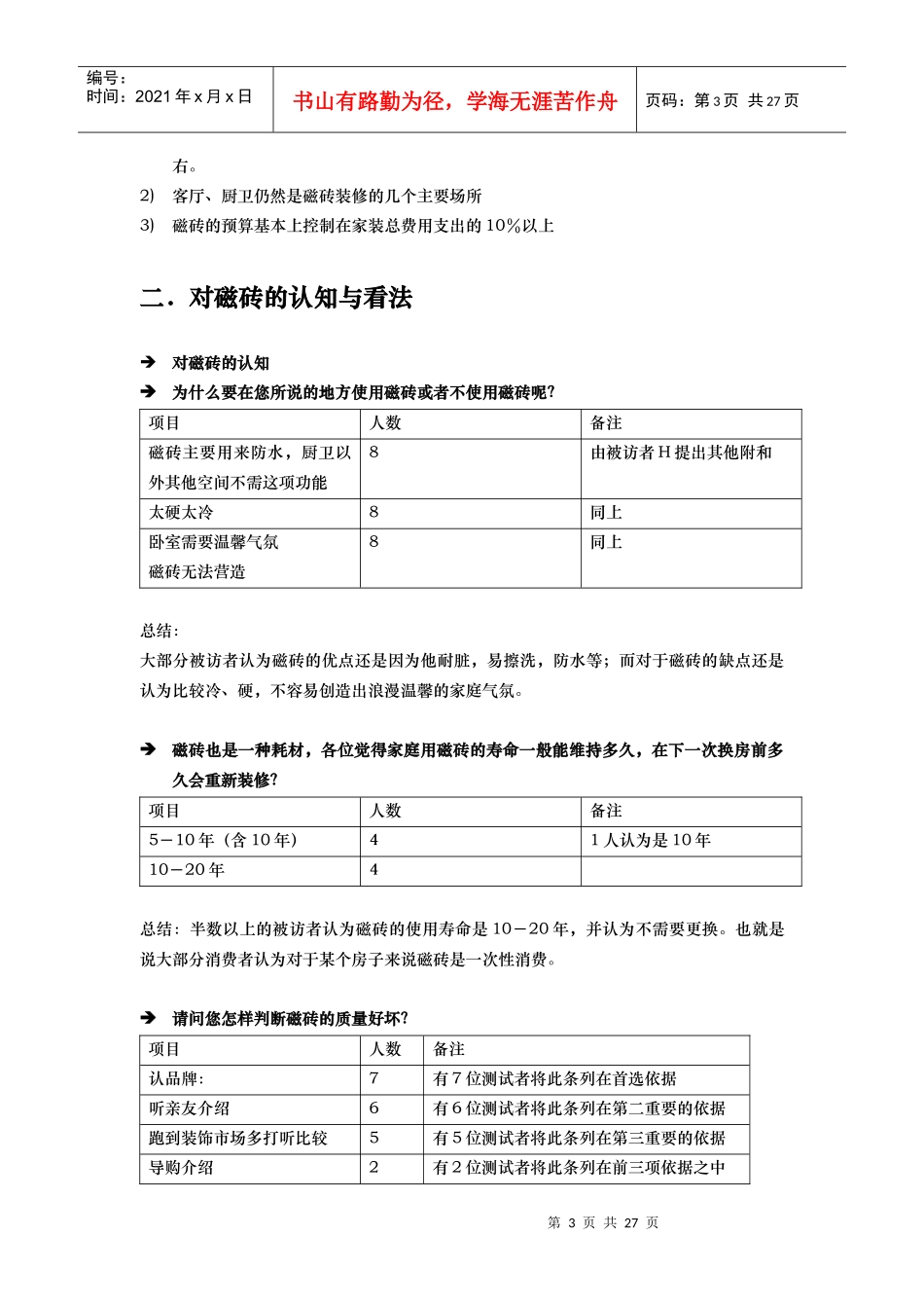 重庆消费者测试记录报告A-未装修OVER_第3页