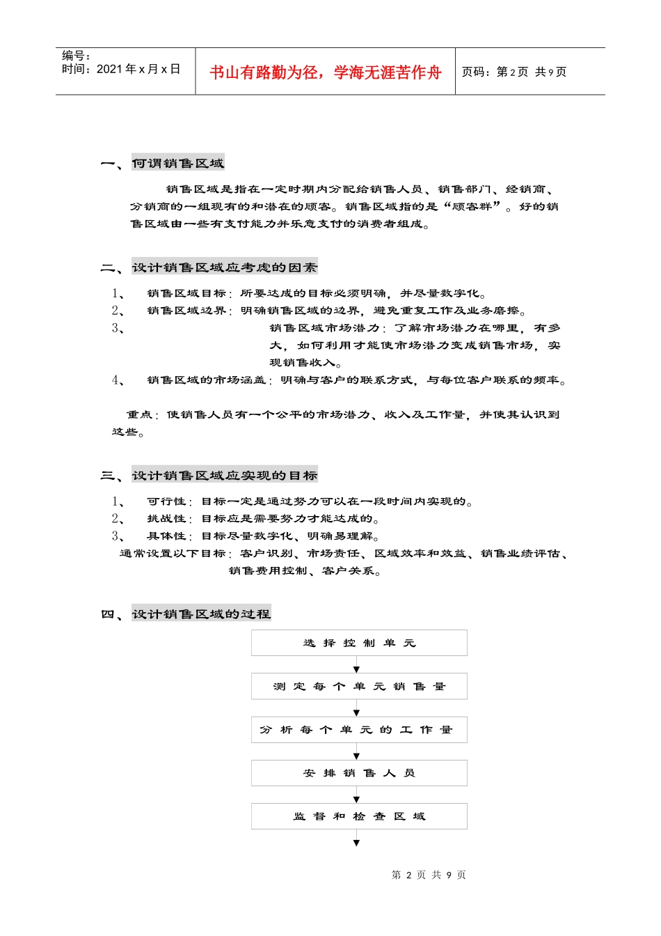 销售区域规划及设计过程_第2页