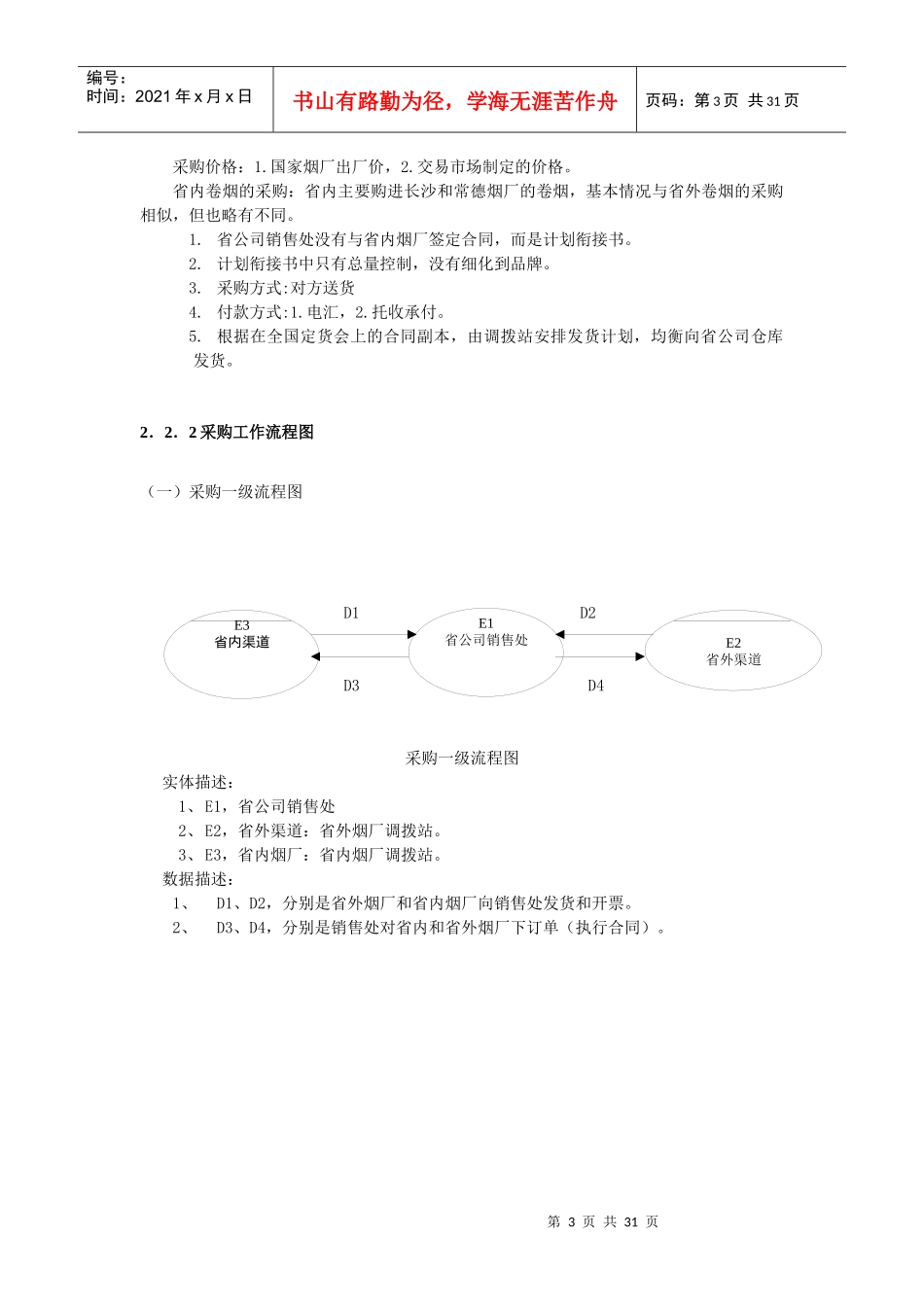 湖南省烟草公司销售处营销流程调研报告_第3页
