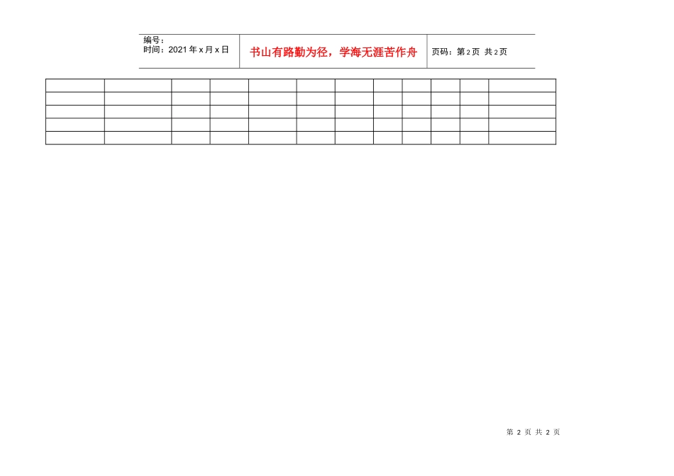 汽车贩卖商的业务员专用日报_第2页