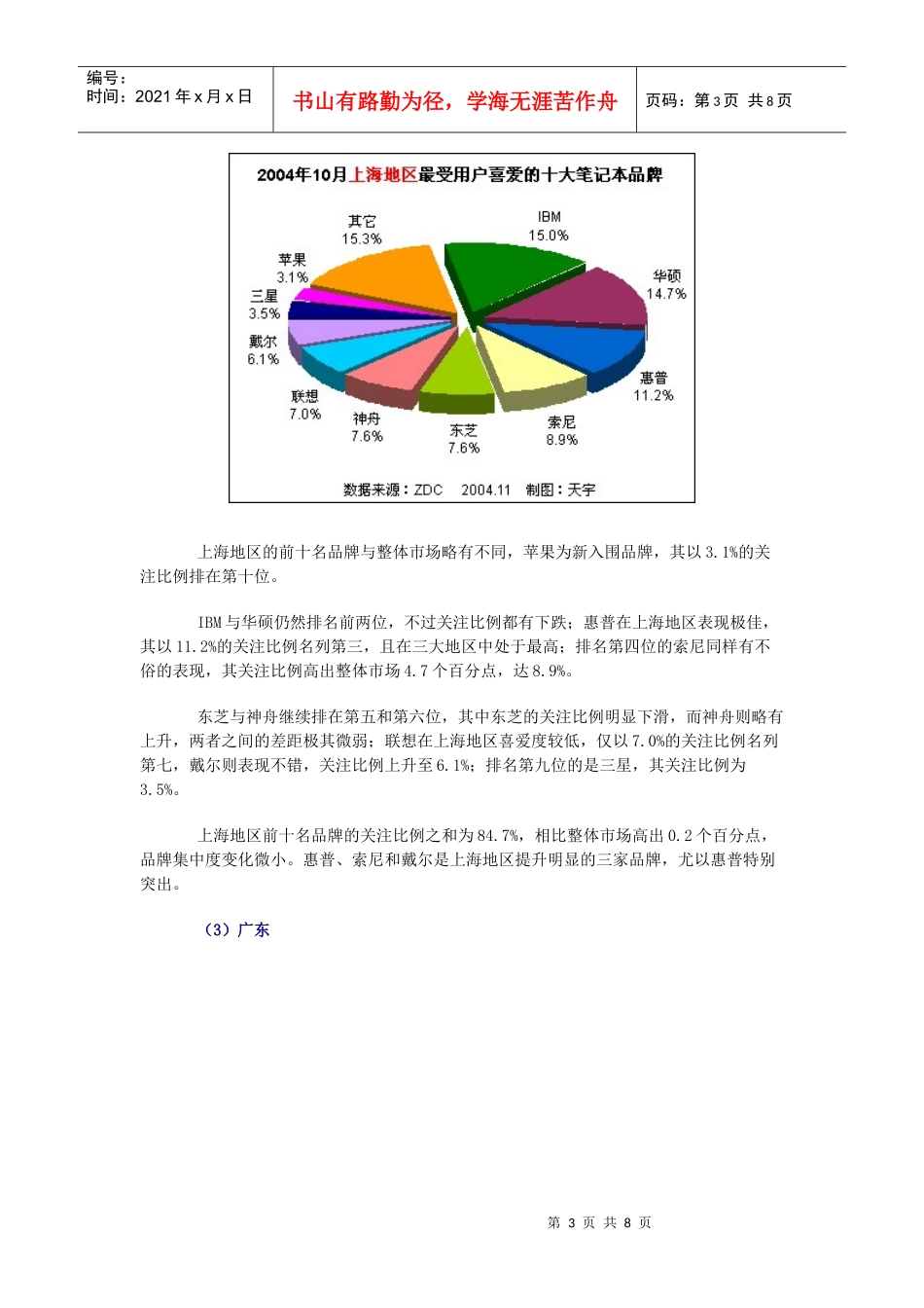 笔记本电脑市场用户喜爱度分析报告_第3页