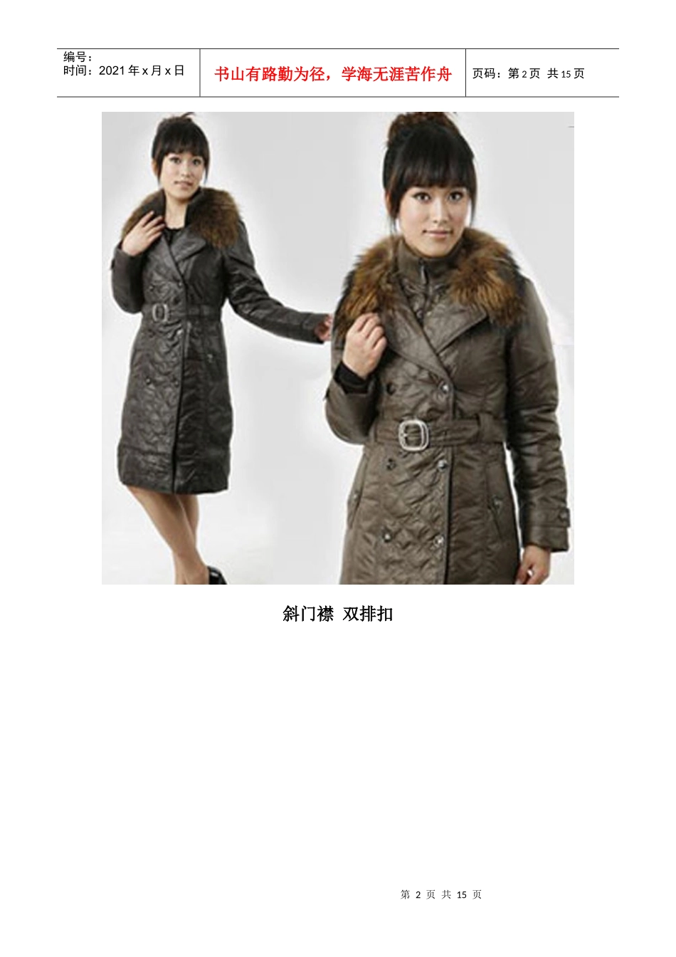 服装市场调研_第2页