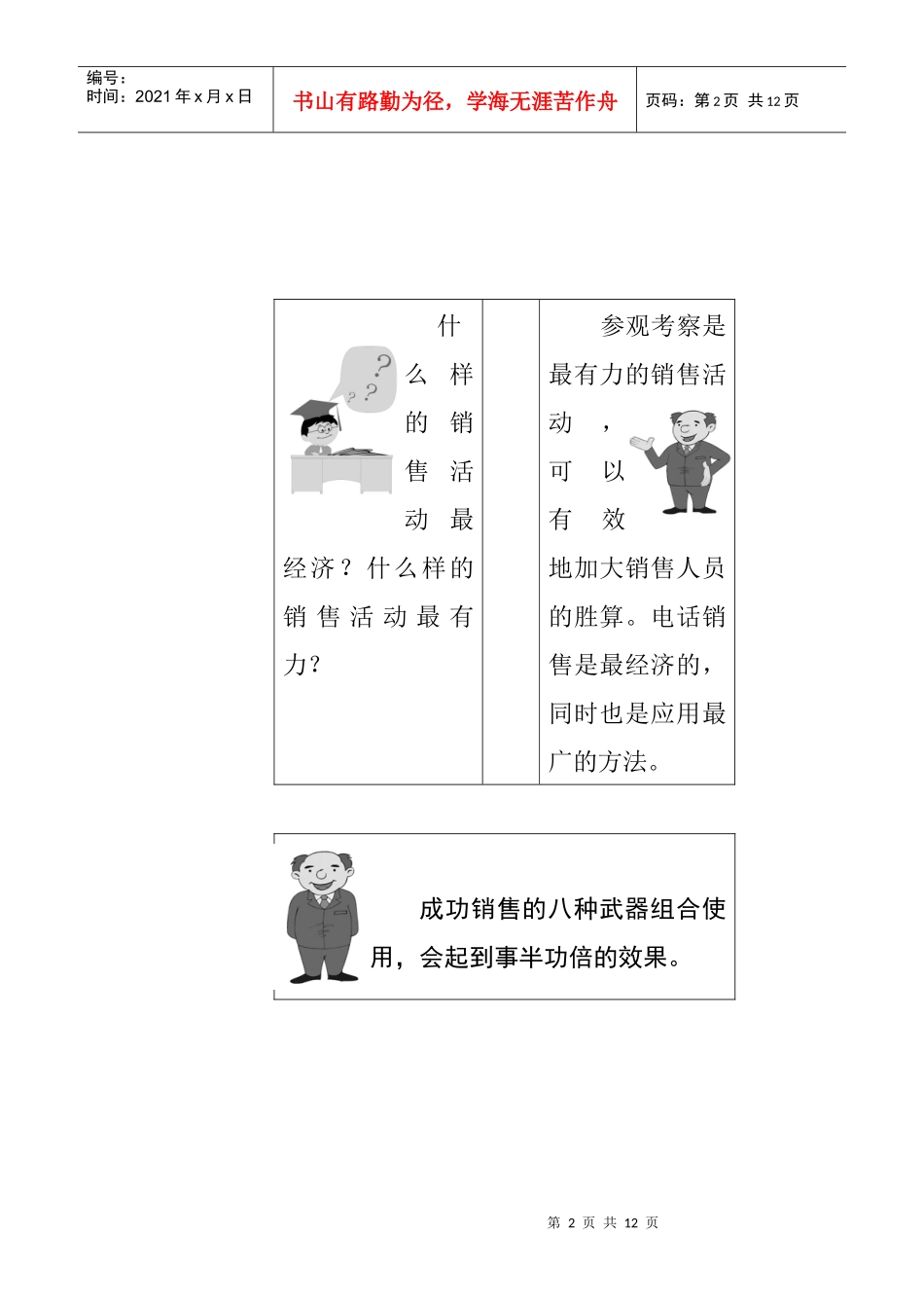 营销基础知识培训教材_第2页