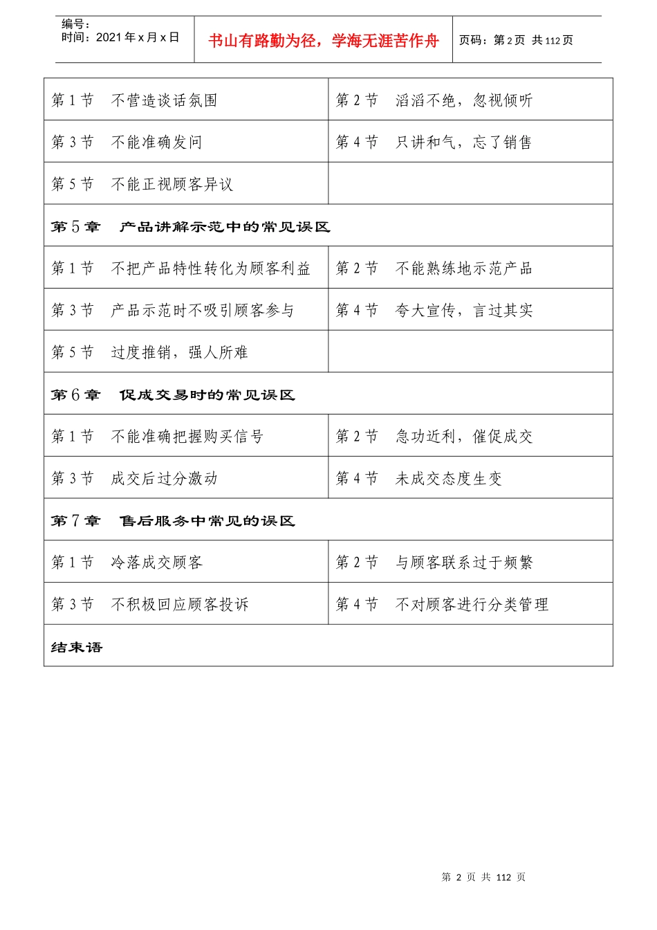 销售中的误区培训资料_第2页