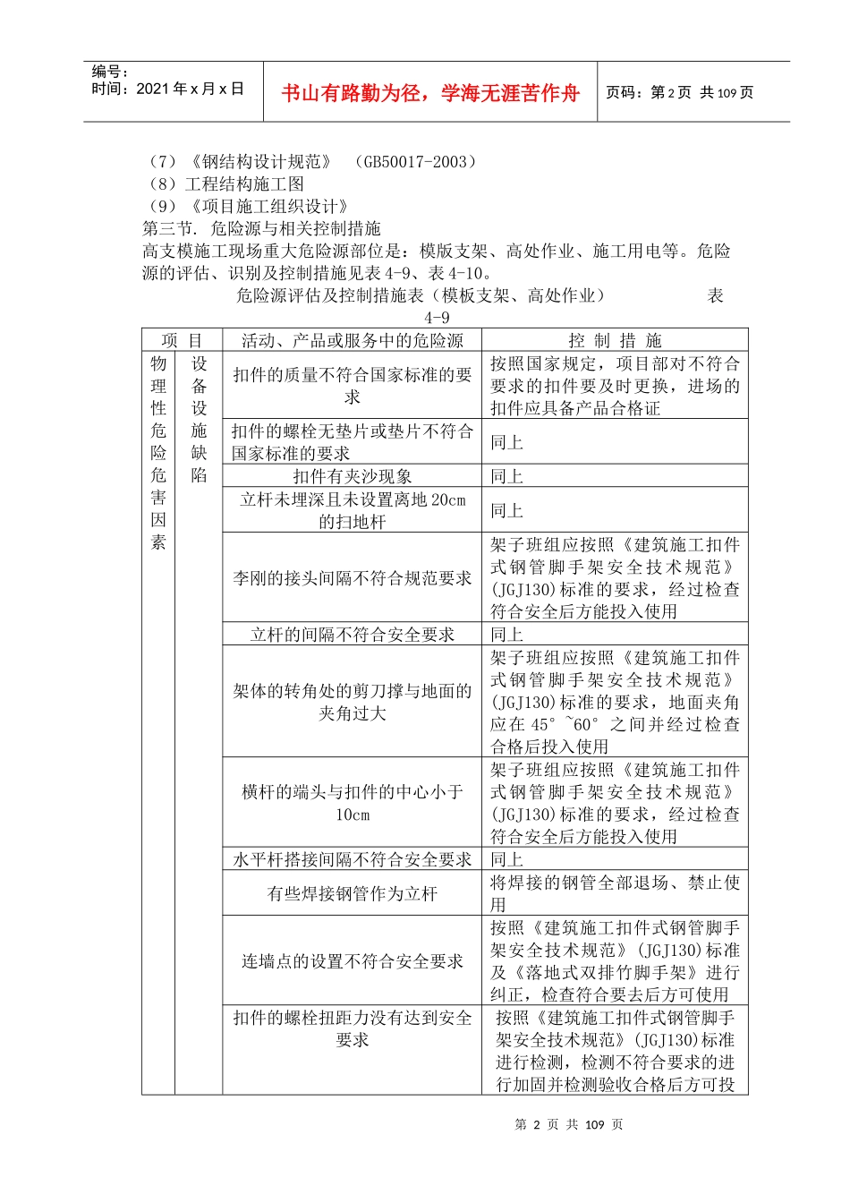 高支模施工方案6米(新)_第2页