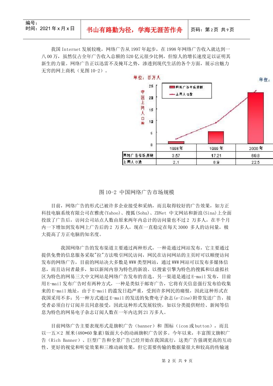 试谈网络广告的发展_第2页