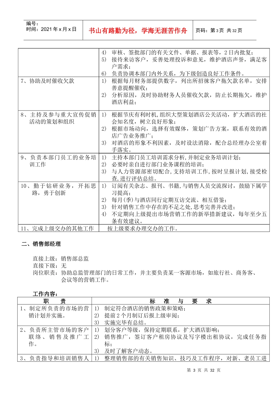 销售部手册酒店_第3页