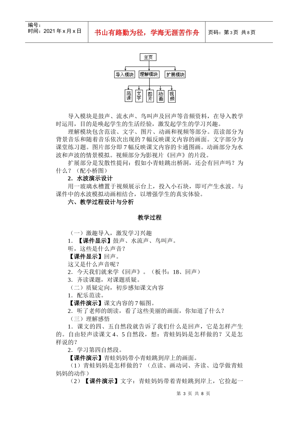 谈多媒体教学设计_第3页