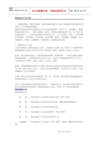 钢材销售必备知识