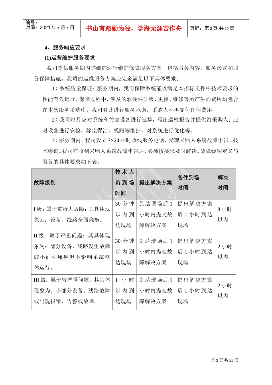 运维服务方案(DOC56页)_第2页