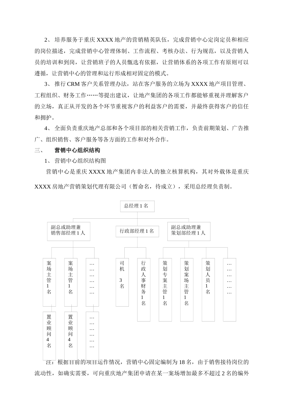 重庆某地产集团营销中心管理章程_第2页