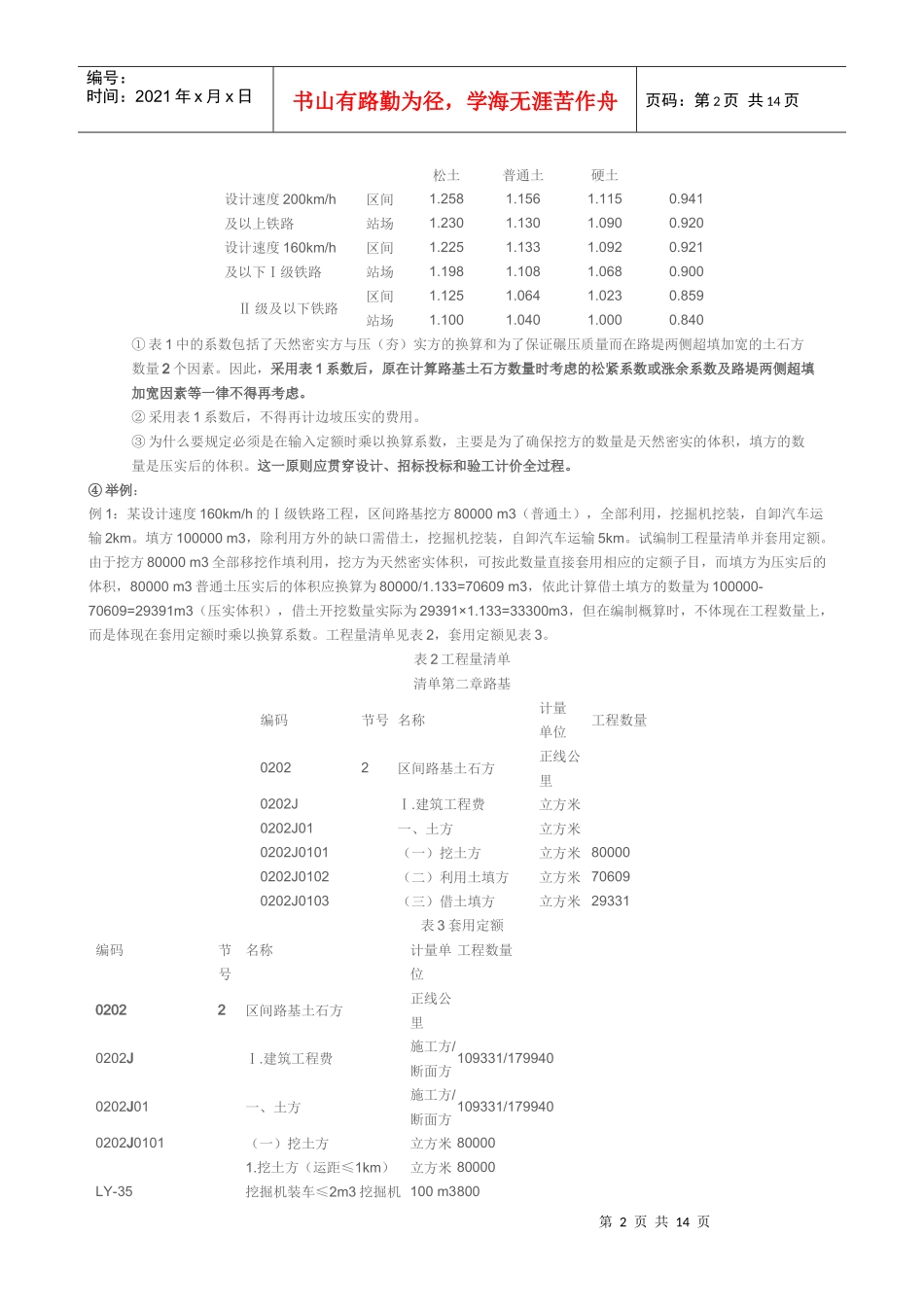 铁路工程工程量清单计价指南_第2页