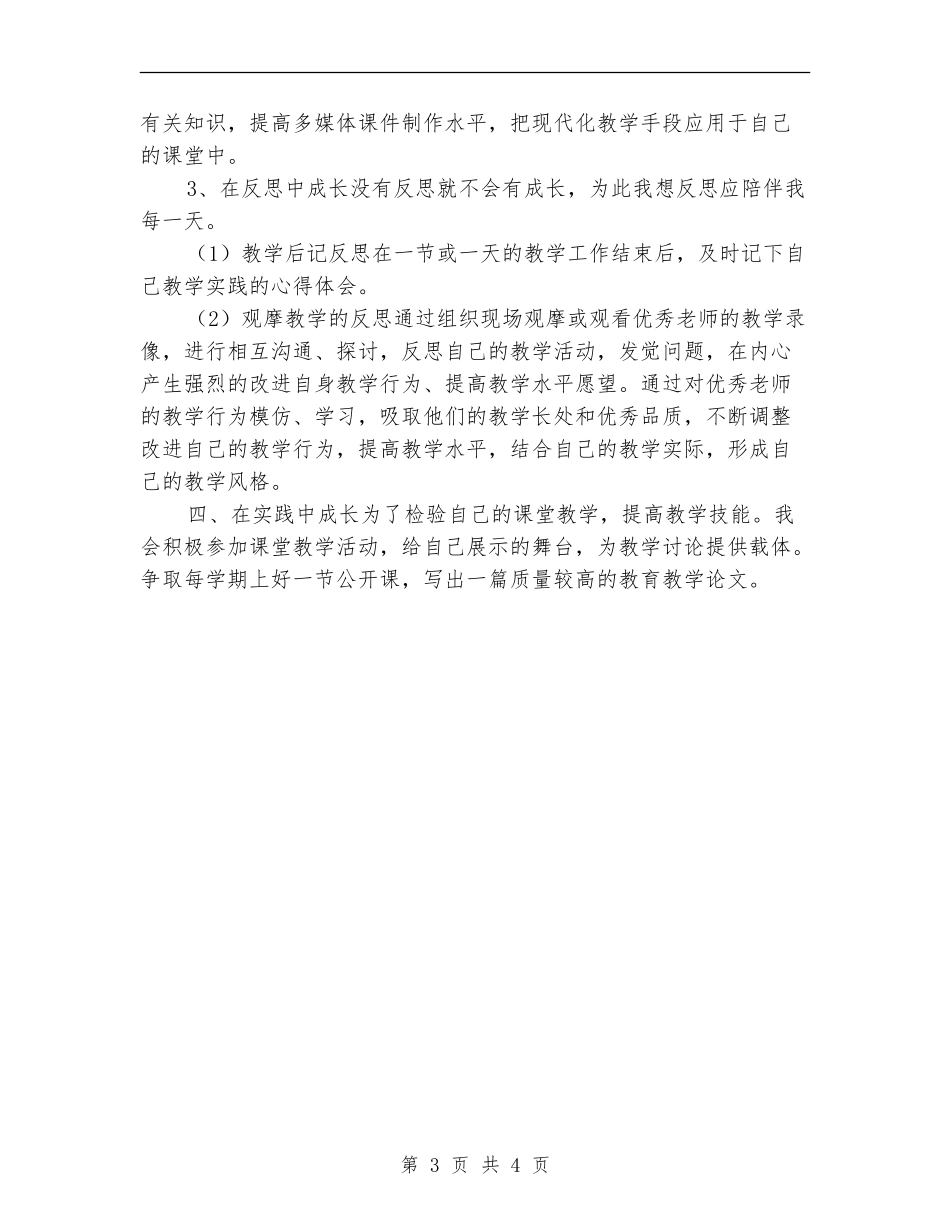 教师专业发展计划最新_第3页