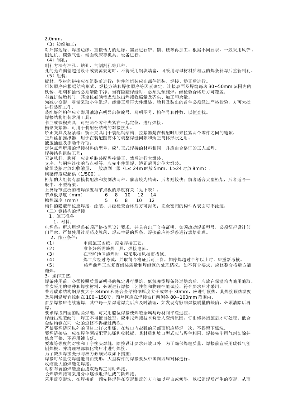 钢结构施工方案（DOC13页）_第2页
