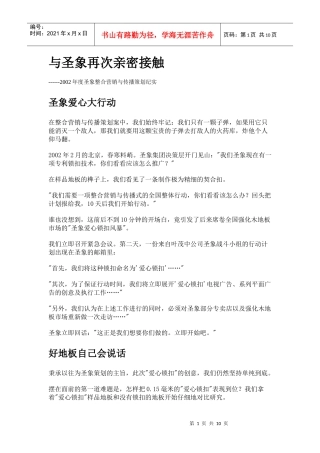 某公司整合营销与传播策划纪实