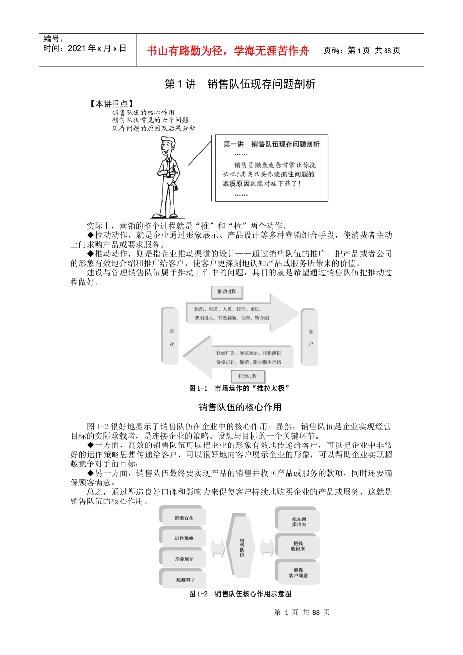 销售宝典之销售队伍现存问题剖析_第1页