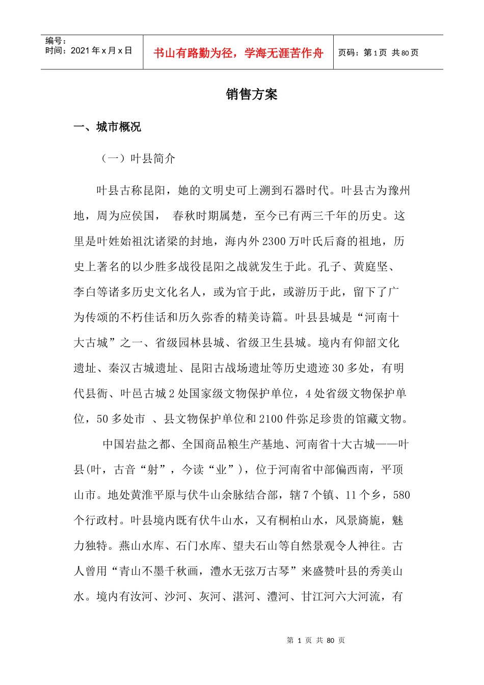 销售方案8389277262_第1页