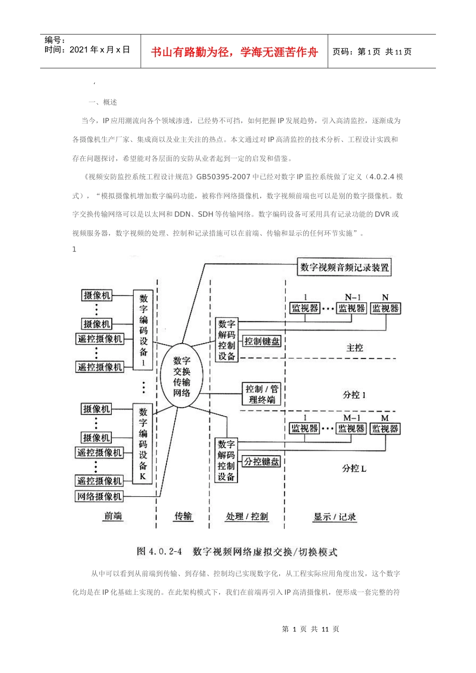 高清IP摄像机市场分析_第1页