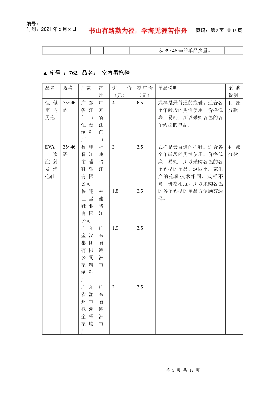 江西财大零售学采购作业--惠康超市_第3页