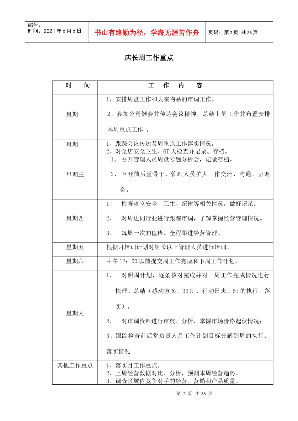 餐饮服务业各岗位工作流程_第2页