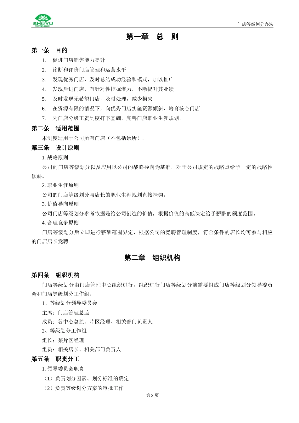 门店等级划分办法_第3页