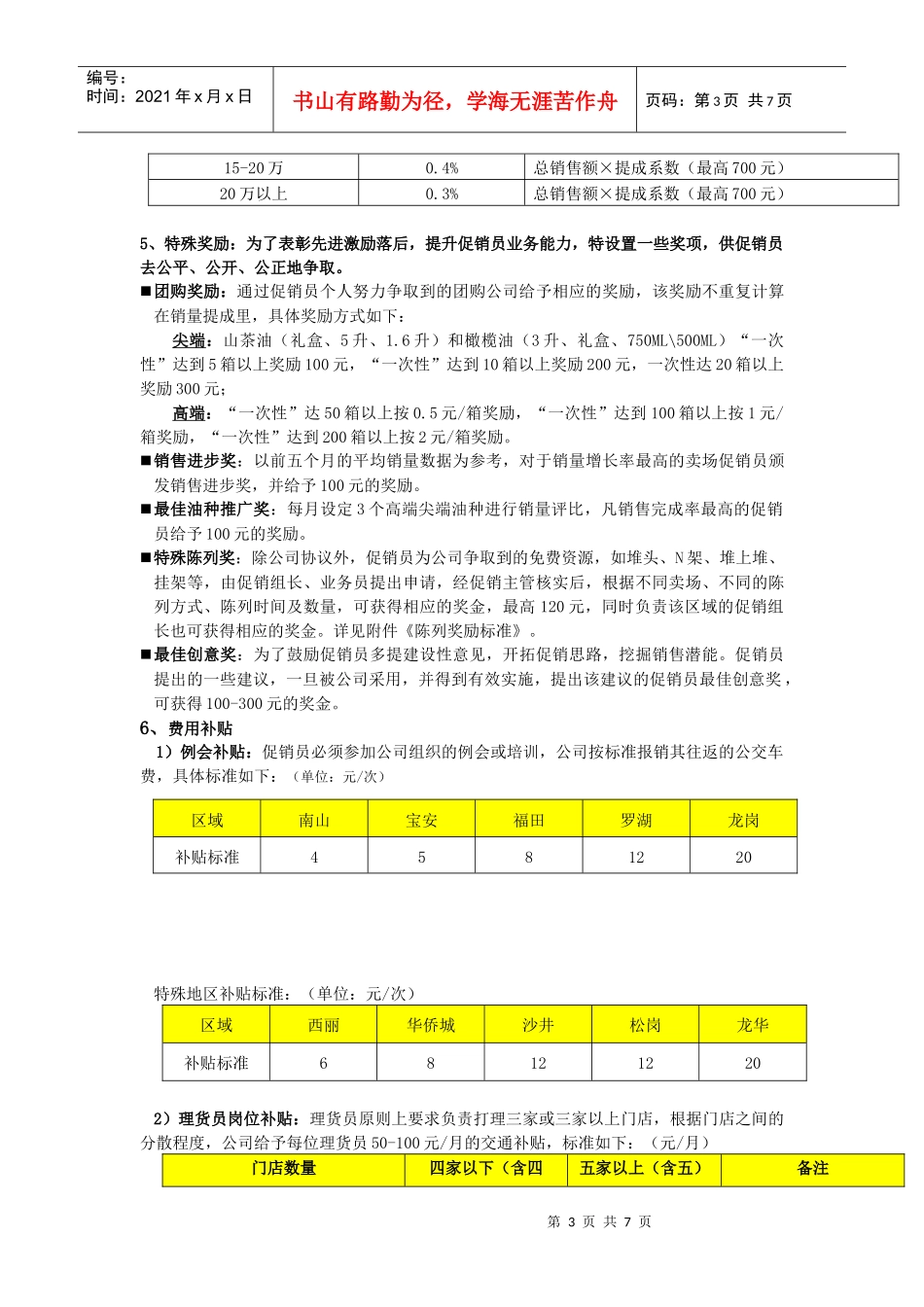 深圳促销员薪资提成方案_第3页