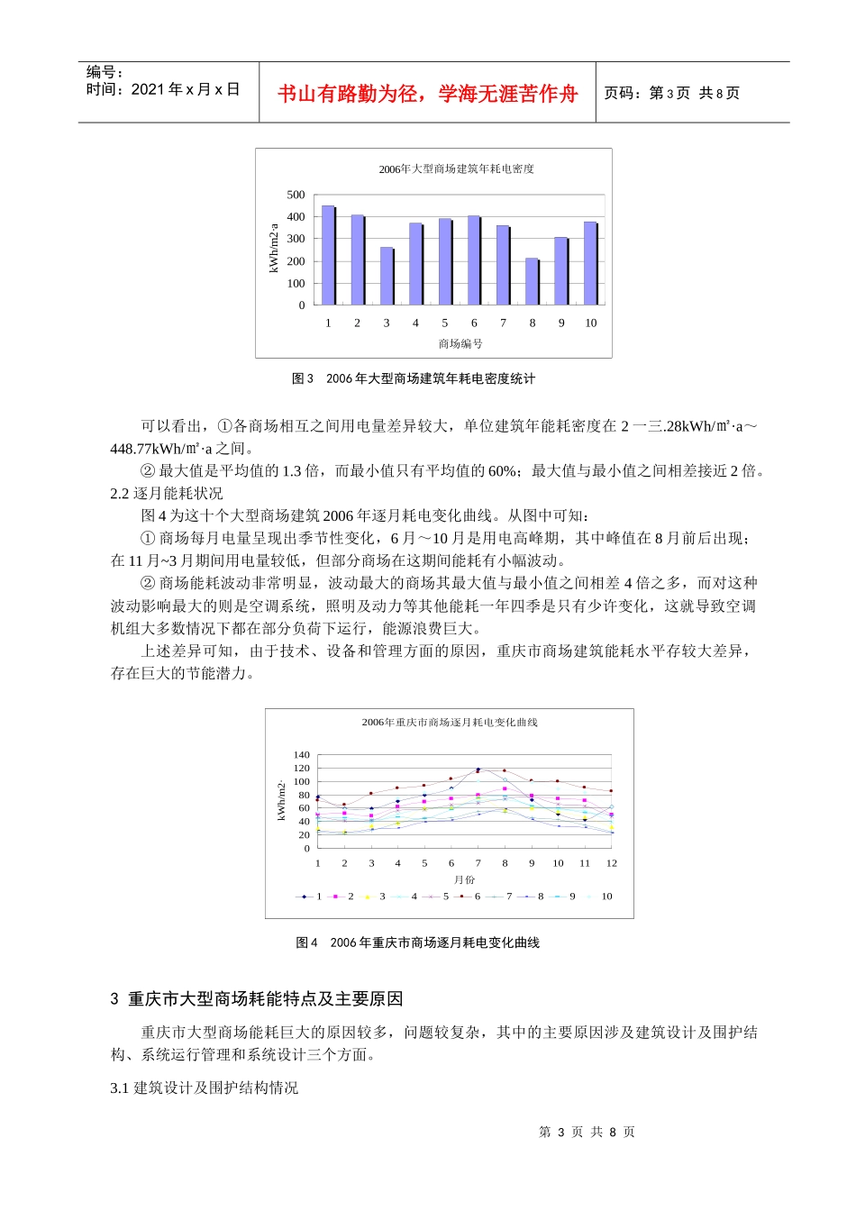 重庆市大型商场建筑能耗调研_第3页