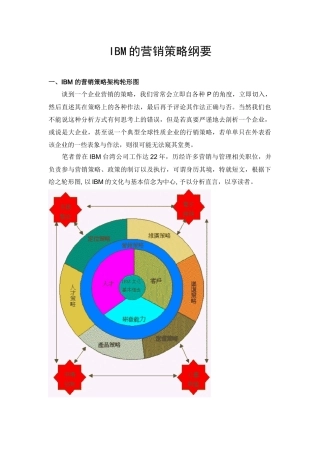 IBM营销概要