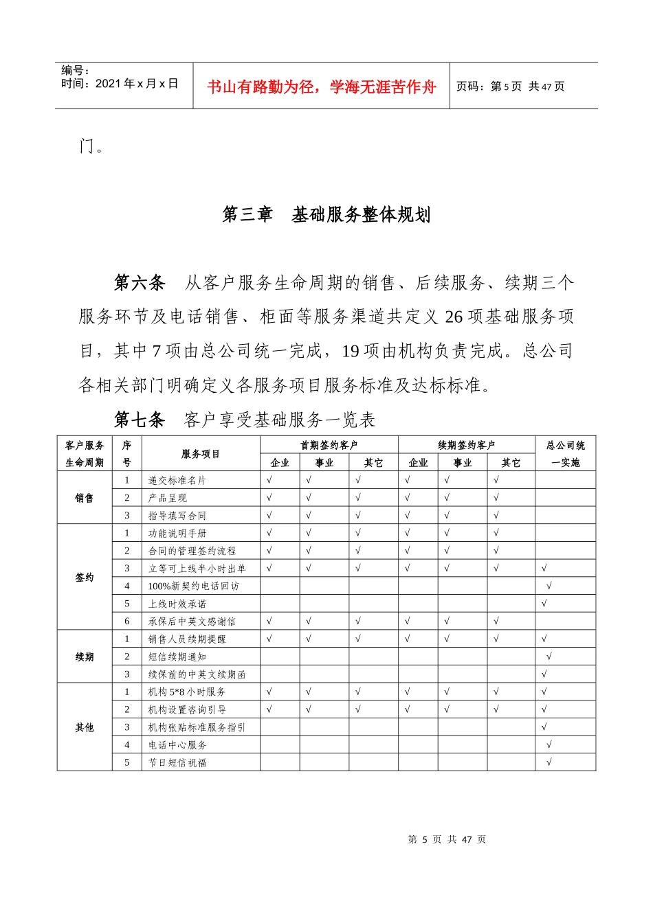 服务标准(微雨传媒)_第3页