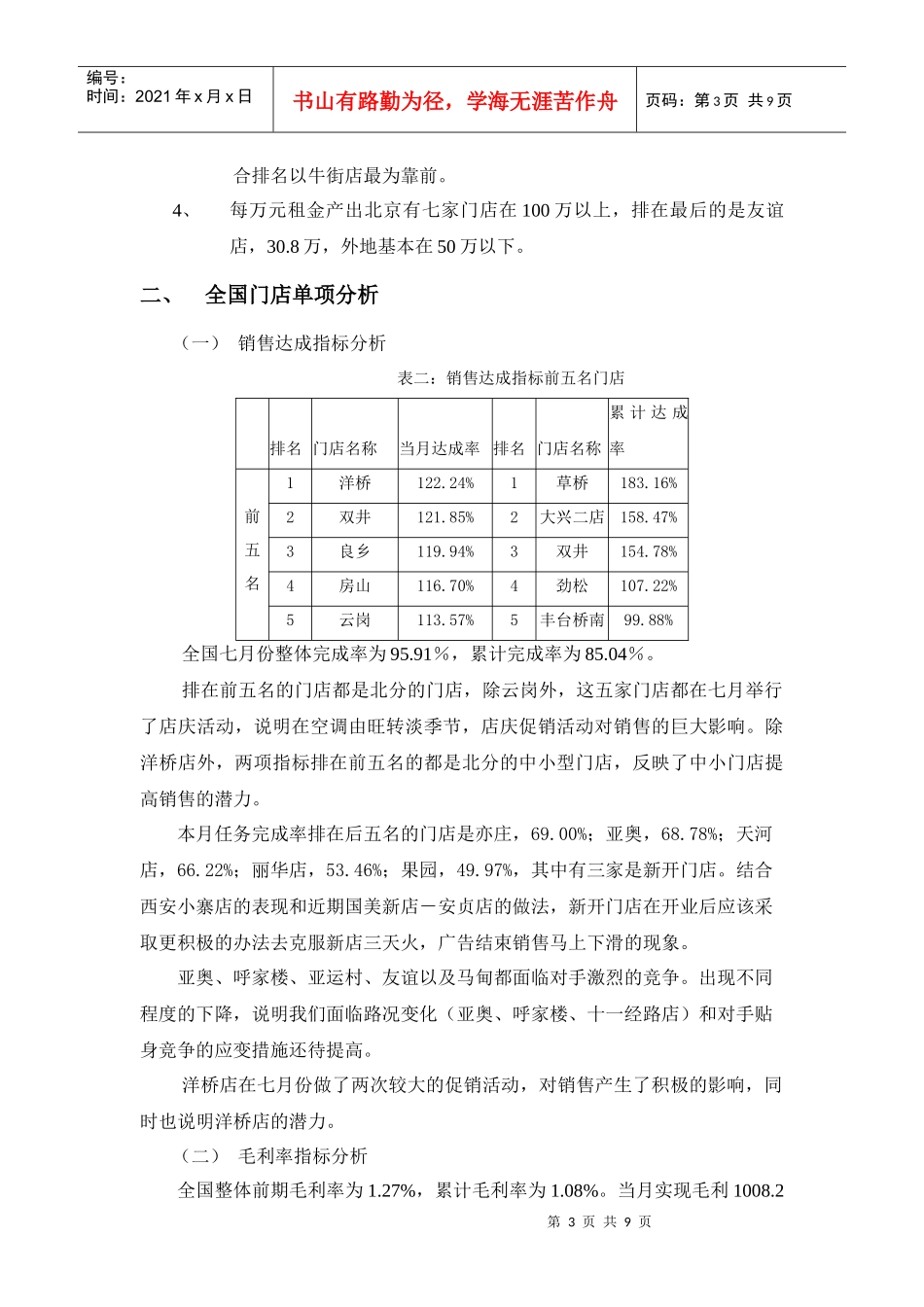 经管总部营销管理部7越分析_第3页