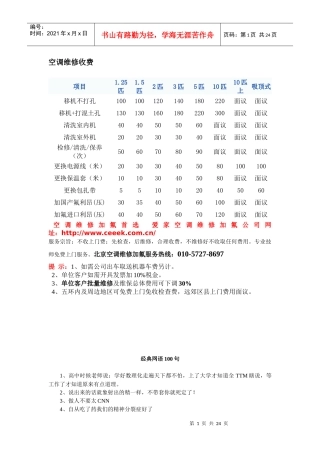 长虹空调清洗保养(北京)售后服务中心