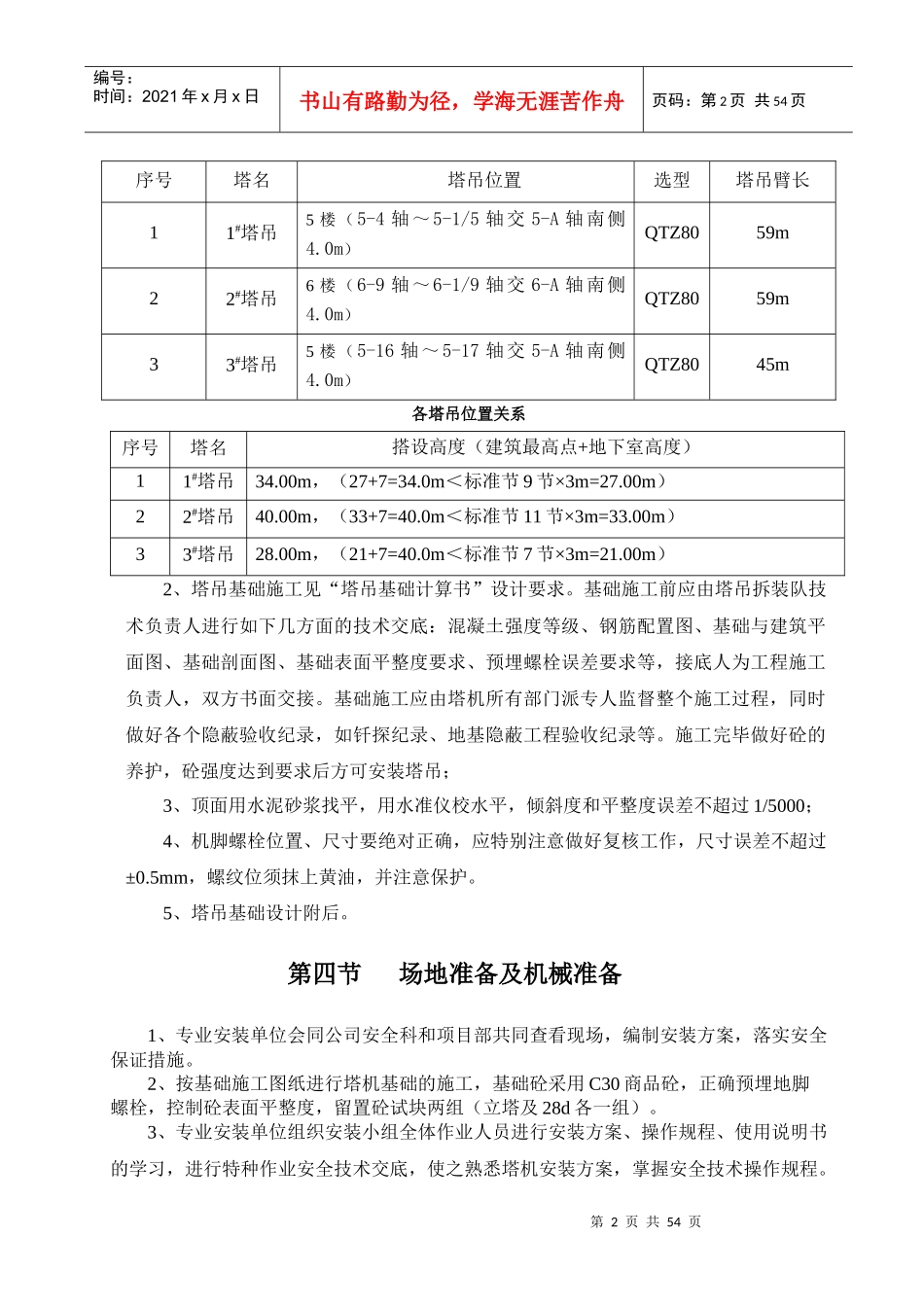 旧房改造工程塔吊施工方案_第3页