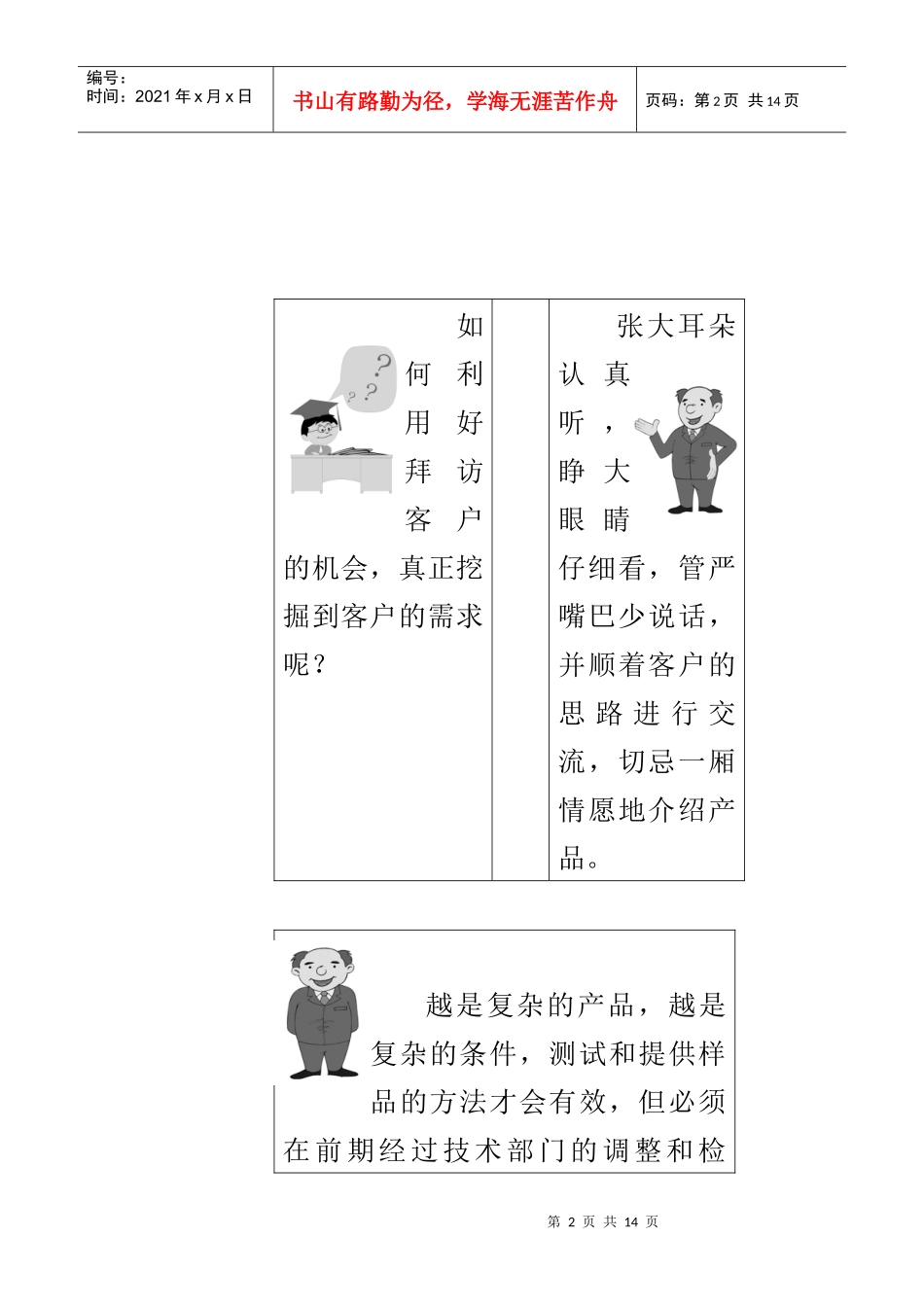 营销技巧培训资料_第2页