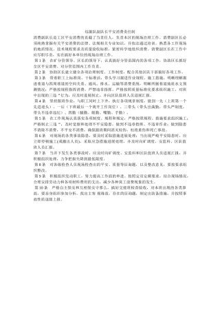 综掘队ۥ副队长安全生产责任制精选 