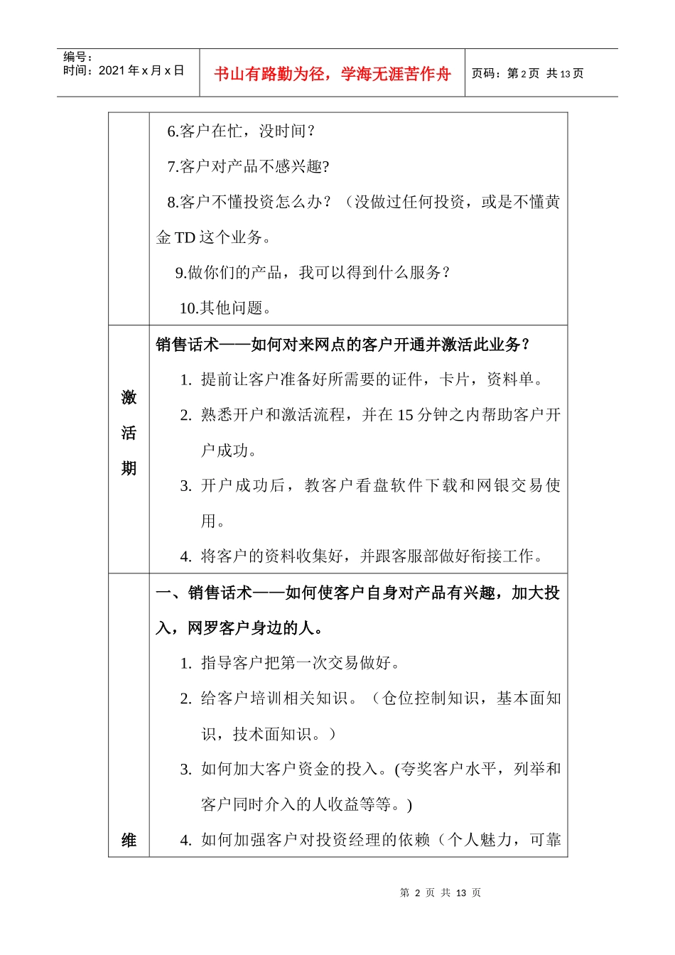 黄金销售话术_第2页