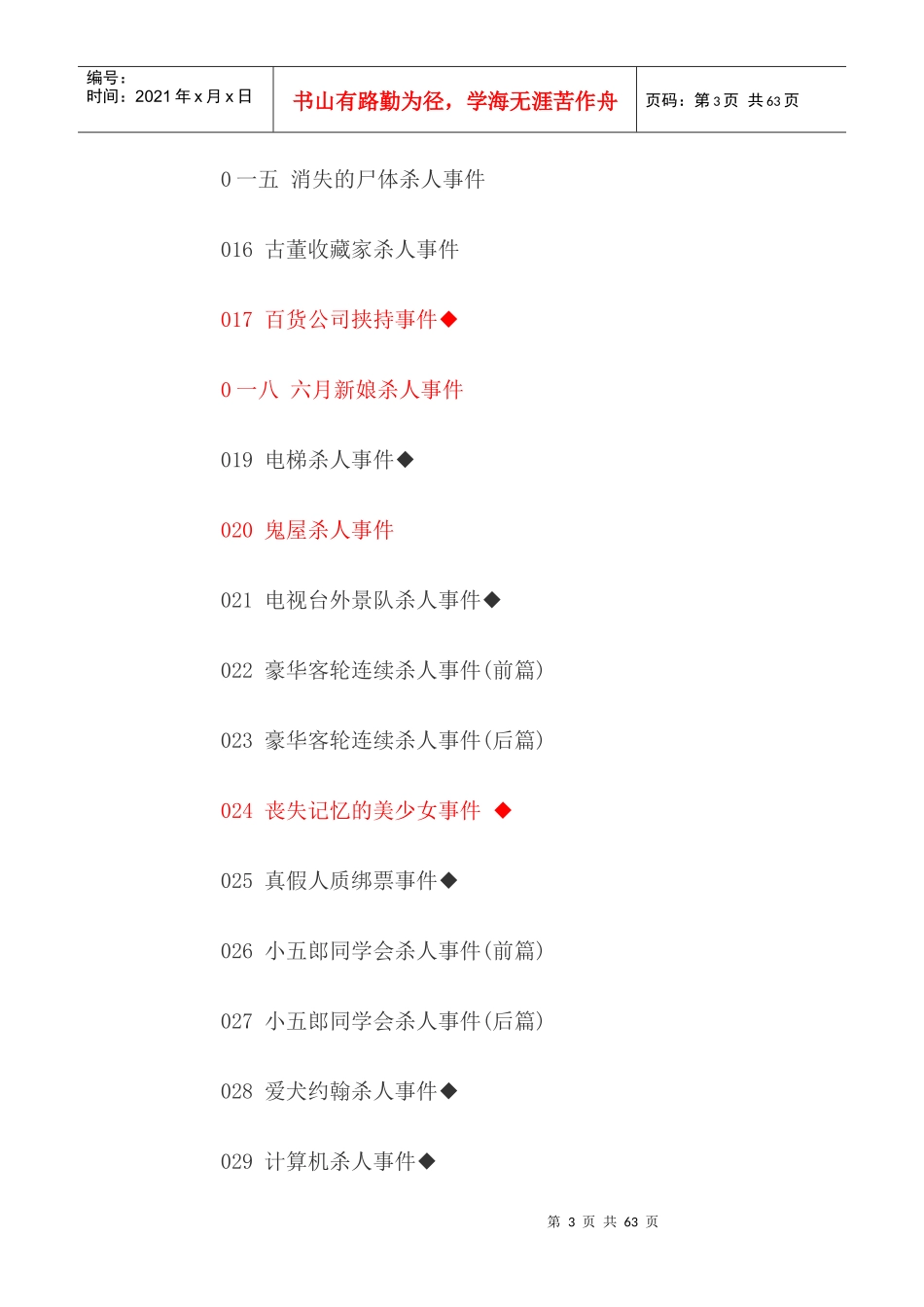 最新名侦探柯南电视剧目录_第3页