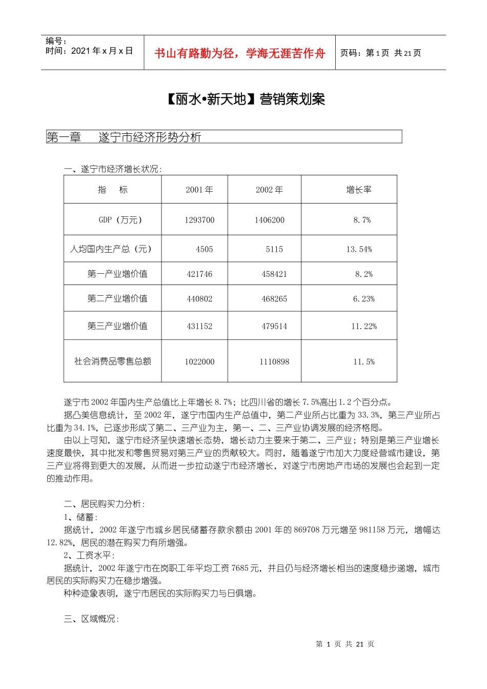 雁塔文化新天地营销策划案)_第1页