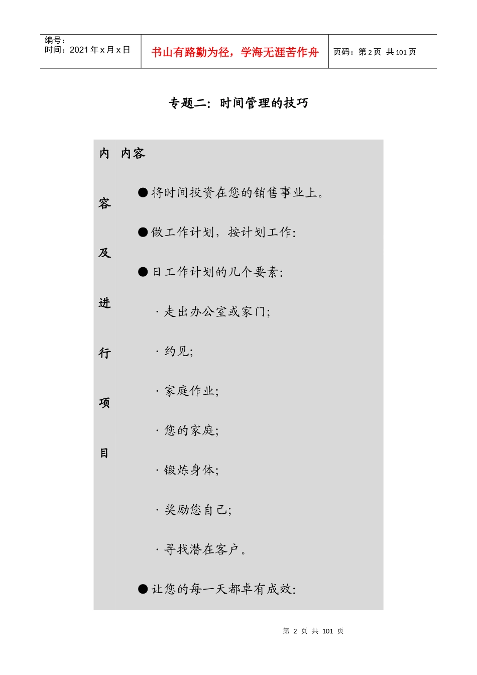 销售人员职业技能与素质培养训练_第2页