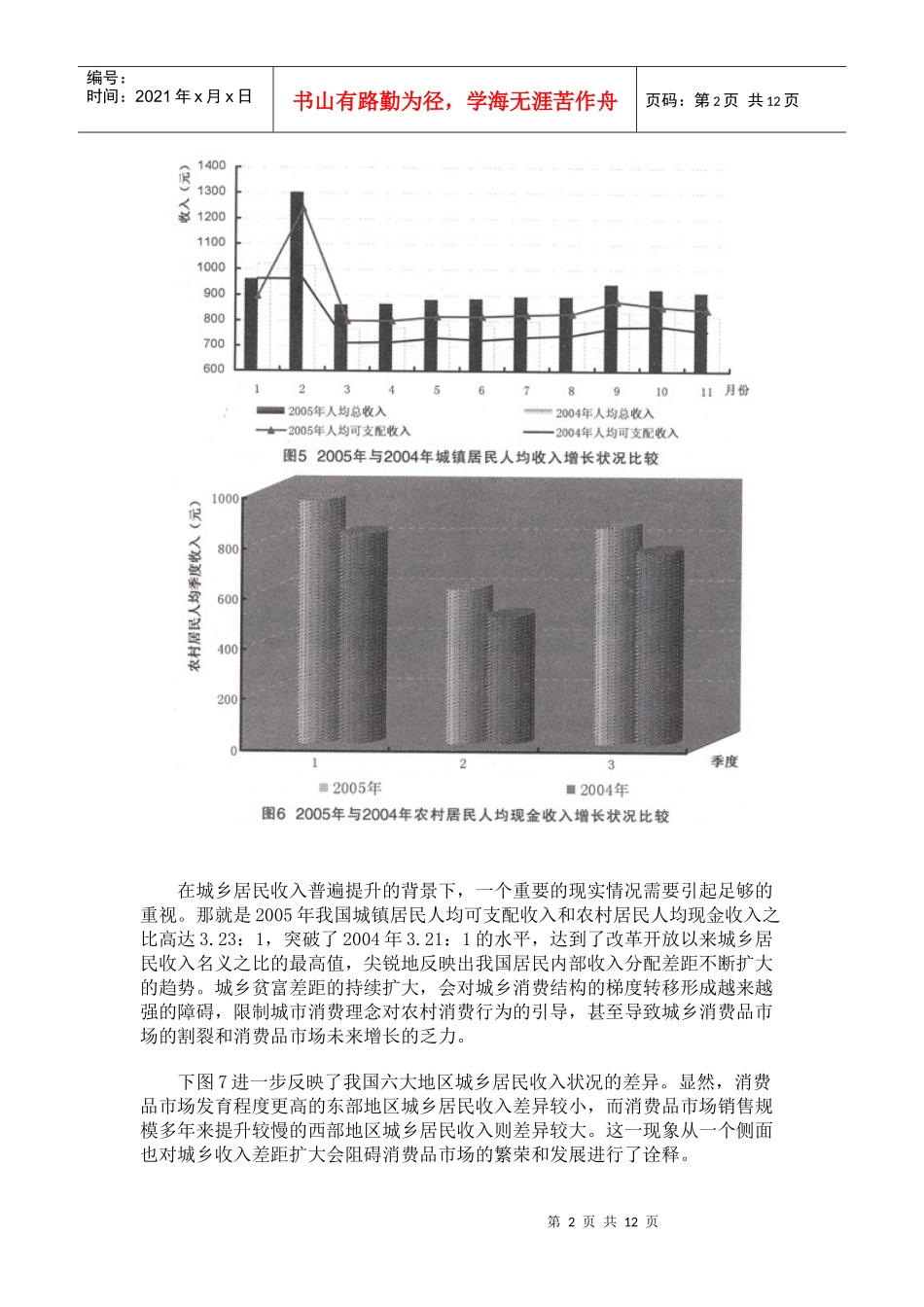某某年中国消费品市场形势分析与预测_第2页