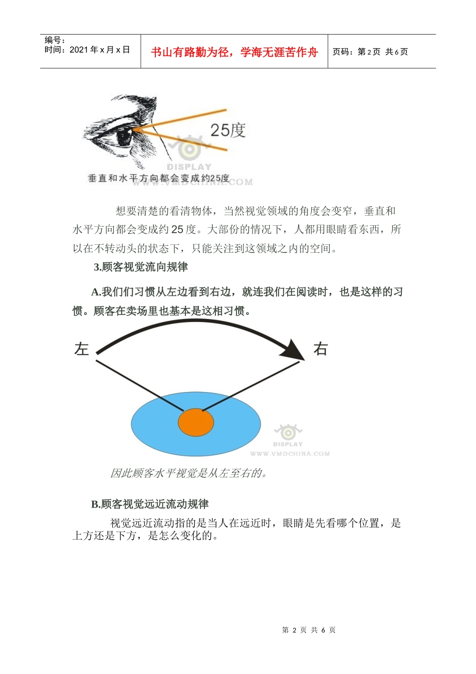 顾客的视觉流动规律在陈列中的运用_第2页