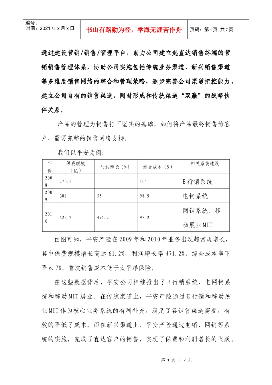 销售网络子报告提炼_第1页