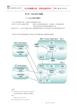 第七章TUXEDO的客户端编程-融金教育