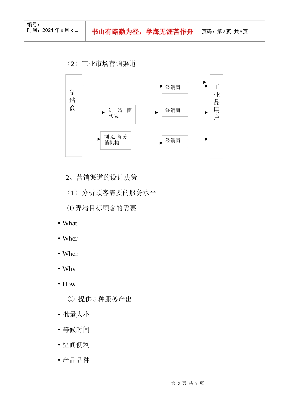 选择与管理营销渠道_第3页