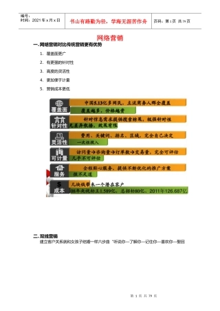 网络营销和网络推广的方法