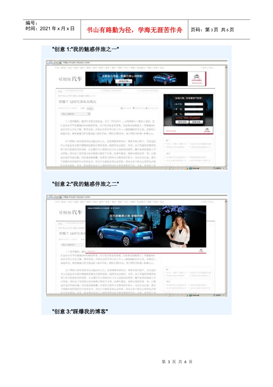 新雪铁龙C4线上线下全整合互动营销_第3页